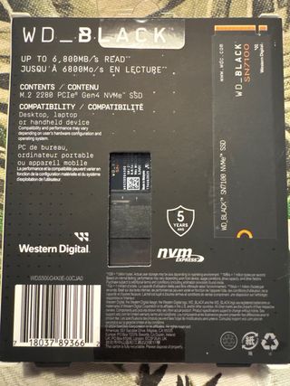 WD_BLACK SN7100 500 GB SSD NVMe PCIe Gen4