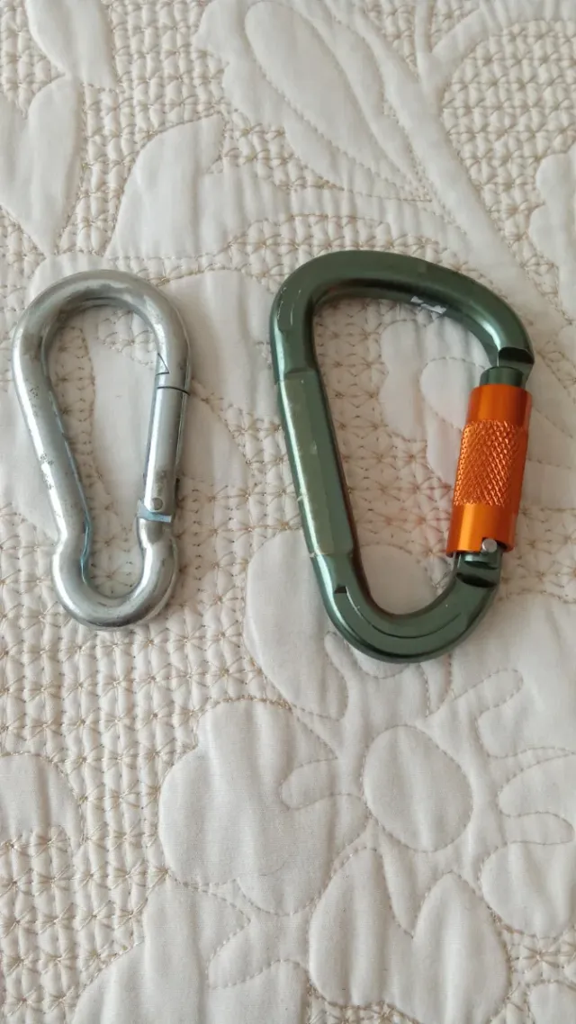 2 Mosquetones Escalada