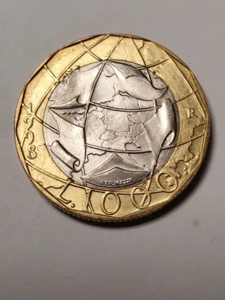 1000 Lire Italia 1998 Moneta