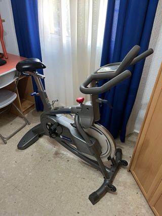 Bicicleta Estática Gris