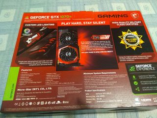 Tarjeta Gráfica MSI GTX 1070 Ti 8GB