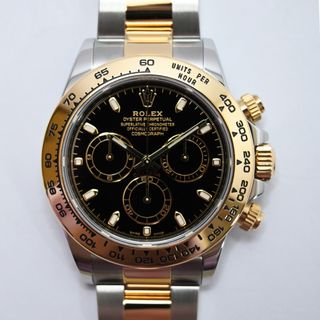 Rolex Daytona Acero y Oro Esfera Negra