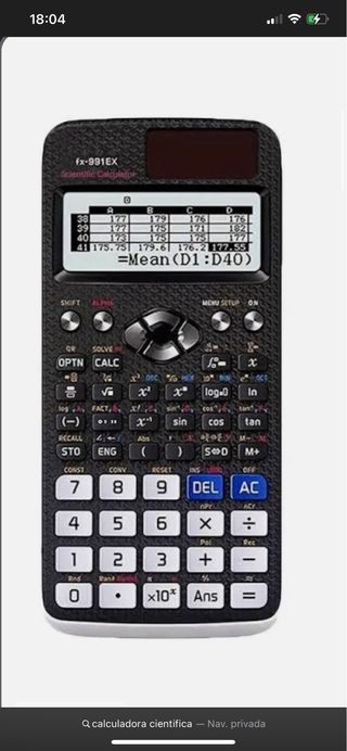 Calculadora Científica Casio fx-991EX