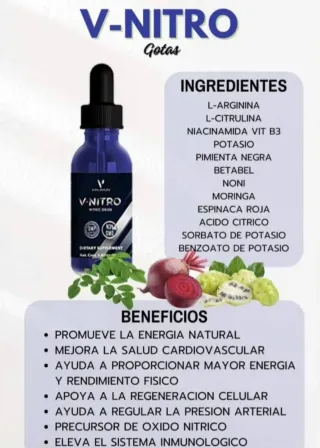 V-Nitro  Natural, mucha calidad precio alto 