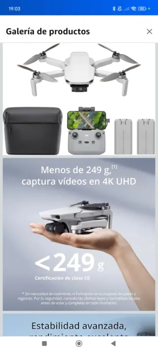 Dron DJI Mini 4K UHD