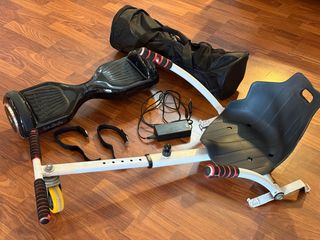 Hoverboard con Silla ,Cargador y Bolsa transporte.