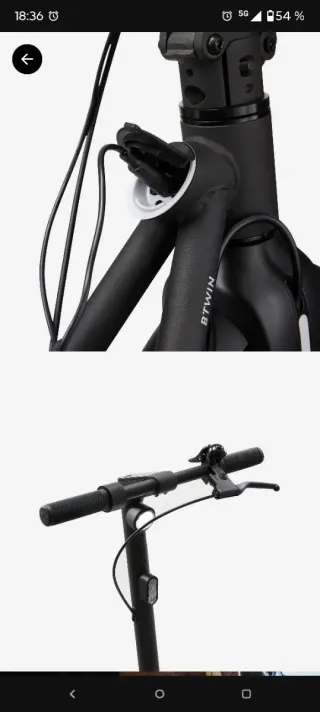 Patinete Eléctrico Negro