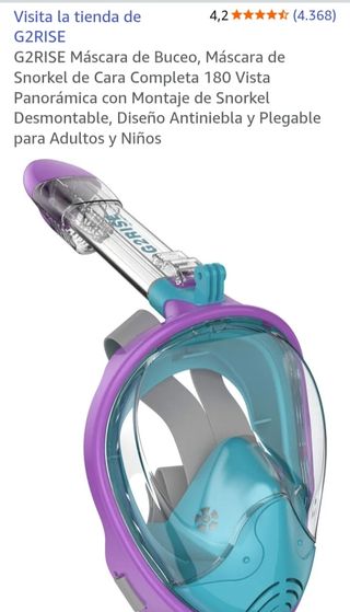 Máscara de buceo infantil