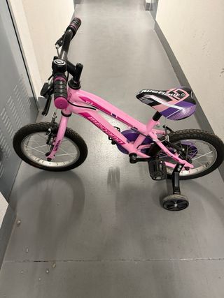Bicicleta infantil rosa 14 pulgadas