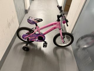 Bicicleta infantil rosa 14 pulgadas