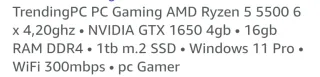 Ordenador Gaming Mars Gaming Blanco