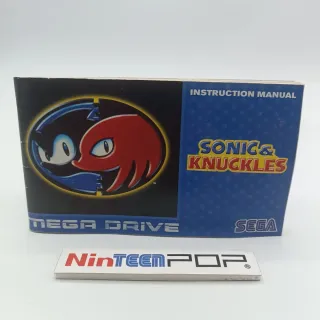 Manual Sonic & Knuckles Sega Mega Drive