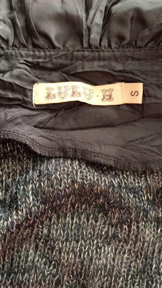 Chaqueta fiesta LULU negra brillante talla S