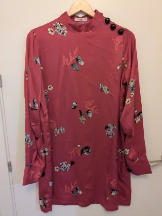 Vestido Mango estilo oriental