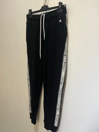 Pantaloni Champion Uomo Neri Taglia S