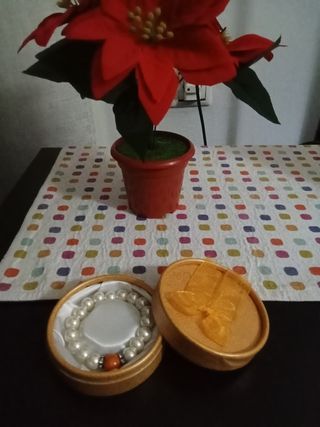 ✅ Pulsera Perlas Aguamarina  ¡Elástica!