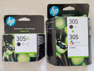 HP 305XL Cartucho Tinta Negro Original