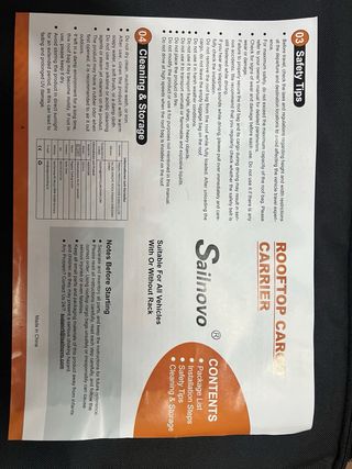 Cofre Techo Sailnovo 600L (Impermeable)