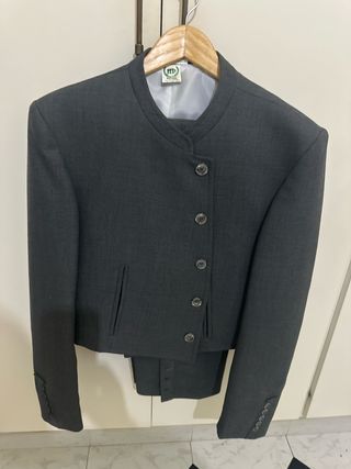 Traje campero gris talla 58