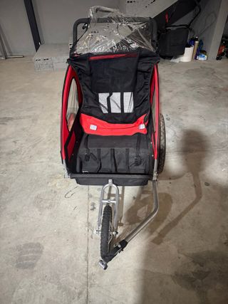 Carrello da bici per 2 bambini da corsa