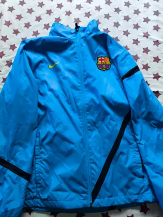 Chaqueta Barça Niño Nike Azul