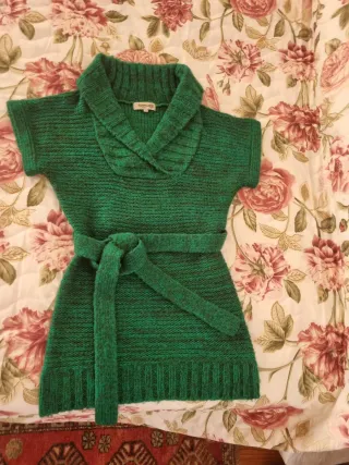 Jersey verde esmeralda manga corta Y2K