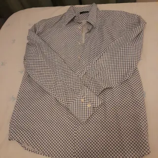 Camisa de vestir cuadros talla 40-42