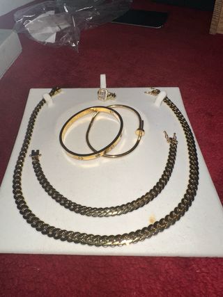 Pack Joyas Bañadas en Oro