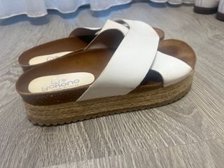 Yokono Sandalias Plataforma Blancas