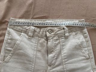 Pantalón vaquero beige Mango Teen