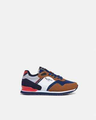 Zapatillas Pepe Jeans Azul y Marrón