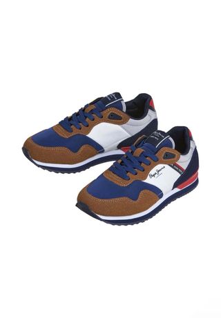 Zapatillas Pepe Jeans Azul y Marrón