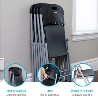✨ - Lifetime 92208 - Silla plegable plástico ultra