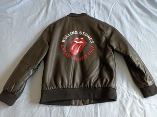 Chaqueta imitación cuero Rolling Stones niño 