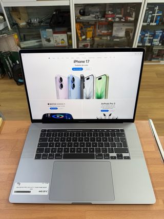 MacBook Pro 16” 2019 i7 16GB RAM 500GB SSD