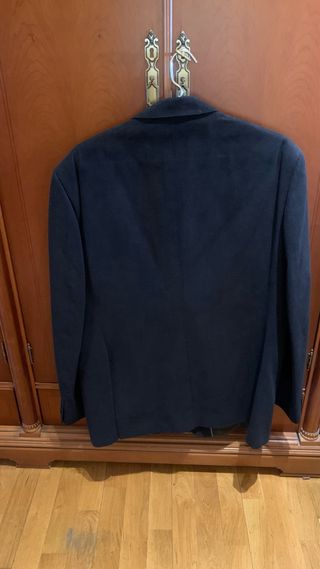 Americana de caballero azul