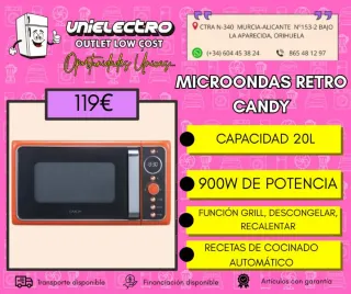 Microondas Candy Retro
