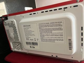 Microondas Cecotec Rojo