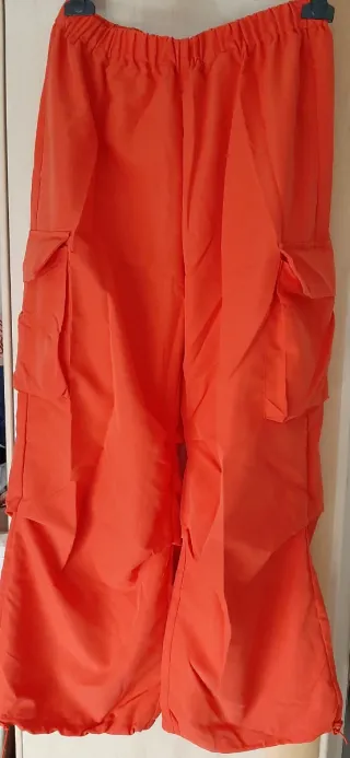 Pantalón naranja disfraz presidiaria mujer