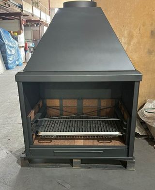Barbacoa de obra con campana RR-22