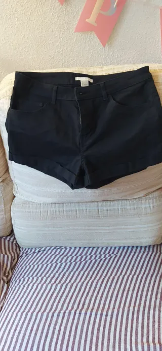 Shorts H&M Negros Talla 36