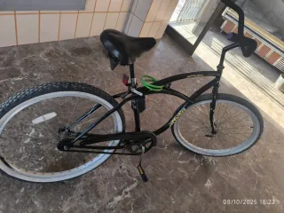 Bicicleta Estilo Cruiser Negra