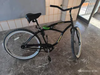 Bicicleta Estilo Cruiser Negra