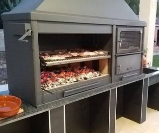 Barbacoa con hornos nueva