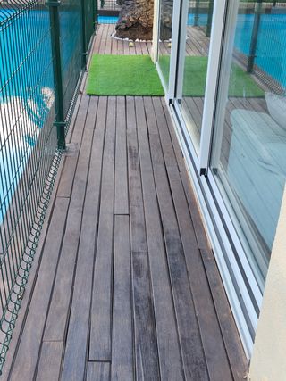 Tarima IPE madera exterior de alta calidad 30 m2