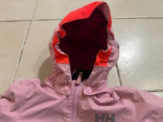Chubasquero Helly Hansen niña rosa/morado
