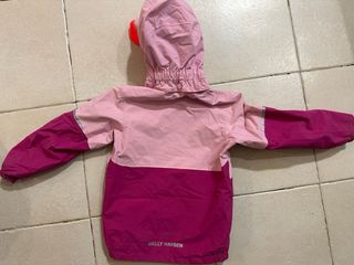 Chubasquero Helly Hansen niña rosa/morado