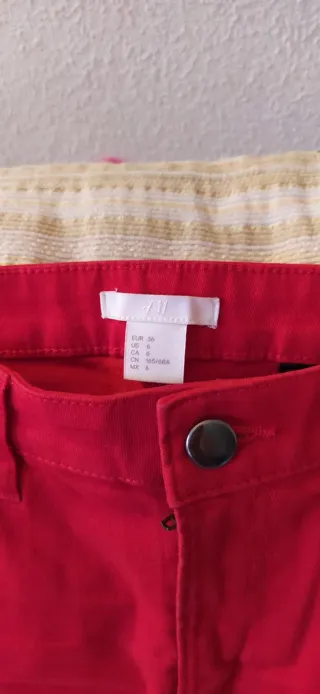Shorts H&M Rojos
