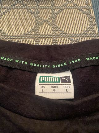 Camiseta Puma Negra Talla M