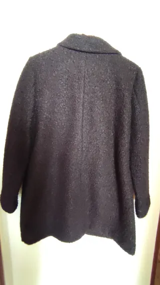 Chaquetón marrón chocolate como nuevo